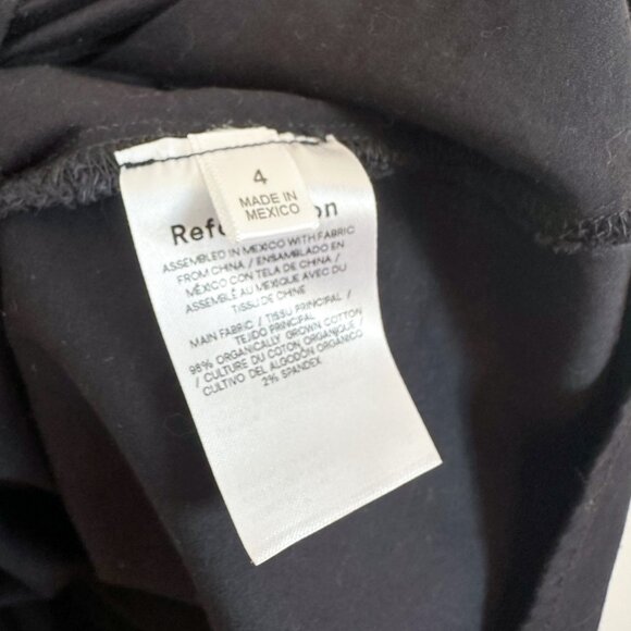 REFORMATION | Cox Mini 94% Cotton Sun Dress in Black sundress - Picture 7 of 7